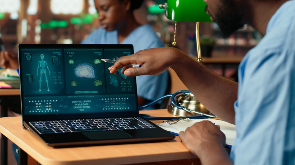 Health Records and Information Technology as one of health courses scaled